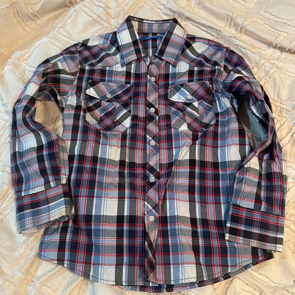 Boys button up western shirt